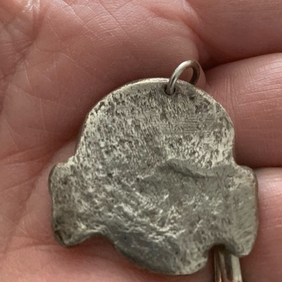 Solid Sterling Silver Skeleton Pendant - Picture 4 of 4